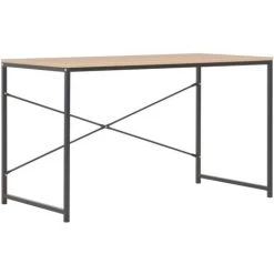 FIMEI Bureau D'ordinateur Noir Et Chêne 120 X 60 X 70 Cm -France Bureau Soldes 2022 60967605 2