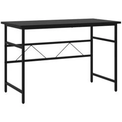 FIMEI Bureau D'ordinateur Noir 105x55x72 Cm MDF Et Métal 8 FIMEI Bureau D'ordinateur Noir 105x55x72 Cm MDF Et Métal -France Bureau Soldes 2022 60968704 2