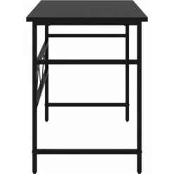 FIMEI Bureau D'ordinateur Noir 105x55x72 Cm MDF Et Métal 10 FIMEI Bureau D'ordinateur Noir 105x55x72 Cm MDF Et Métal -France Bureau Soldes 2022 60968704 4