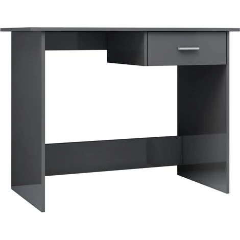 FIMEI Bureau Gris Brillant 100 X 50 X 76 Cm Aggloméré 4 FIMEI Bureau Gris Brillant 100 X 50 X 76 Cm Aggloméré – Image 2