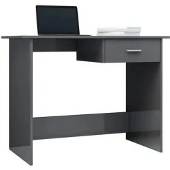 FIMEI Bureau Gris Brillant 100 X 50 X 76 Cm Aggloméré 9 FIMEI Bureau Gris Brillant 100 X 50 X 76 Cm Aggloméré -France Bureau Soldes 2022 60969743 3