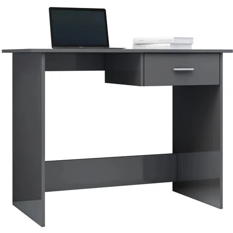 FIMEI Bureau Gris Brillant 100 X 50 X 76 Cm Aggloméré 5 FIMEI Bureau Gris Brillant 100 X 50 X 76 Cm Aggloméré – Image 3