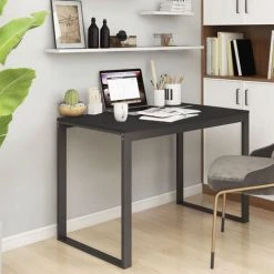 FIMEI Bureau D'ordinateur Noir 110x60x73 Cm Aggloméré