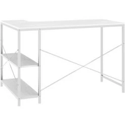 FIMEI Bureau D'ordinateur Blanc 110x72x70 Cm Aggloméré -France Bureau Soldes 2022 60971354 5