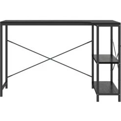 FIMEI Bureau D'ordinateur Noir 110x72x70 Cm Aggloméré -France Bureau Soldes 2022 60973337 3