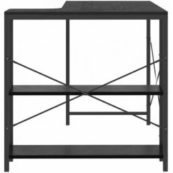 FIMEI Bureau D'ordinateur Noir 110x72x70 Cm Aggloméré -France Bureau Soldes 2022 60973337 4