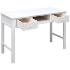 FIMEI Bureau Blanc 110 X 45 X 76 Cm Bois -France Bureau Soldes 2022 60973439 3