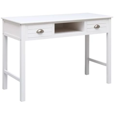 FIMEI Bureau Blanc 110 X 45 X 76 Cm Bois 3 FIMEI Bureau Blanc 110 X 45 X 76 Cm Bois