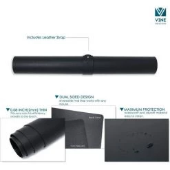 EINEMGELD Sous-main En Cuir 36" X 20" (env. 91,4 Cm X 50,8 Cm), Sous-main De Bureau Imperméable Noir, Grand Tapis De Souris En Cuir PU Lisse Et Surface D'écriture, Protecteur De Bureau, Accessoire Jet D'encre Large Double Face 7 EINEMGELD Sous-main En Cuir 36" X 20" (env. 91,4 Cm X 50,8 Cm), Sous-main De Bureau Imperméable Noir, Grand Tapis De Souris En Cuir PU Lisse Et Surface D'écriture, Protecteur De Bureau, Accessoire Jet D'encre Large Double Face -France Bureau Soldes 2022 61084210 2