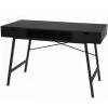 DéCOSHOP26 Table De Bureau Console Table D'appoint Certifiée FSC 100x40cm Noir - Noir -France Bureau Soldes 2022 61241477 1
