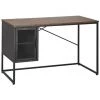 BELIANI Bureau à Placard 118 X 60 Cm Noir Effet Bois Foncé - Noir -France Bureau Soldes 2022 61284363 1
