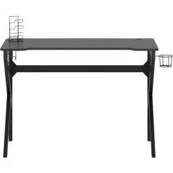 SUPERMARKET Bureau De Jeu Avec Pieds En Forme De K Noir 110x60x75 Cm -France Bureau Soldes 2022 61305054 3