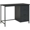 SUPERMARKET Bureau Industriel Avec Tiroirs 105x52x75 Cm Acier Anthracite 2 SUPERMARKET Bureau Industriel Avec Tiroirs 105x52x75 Cm Acier Anthracite -France Bureau Soldes 2022 61305350 1