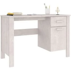 SUPERMARKET Bureau 113x50x75 Cm Bois Massif De Pin Blanc 10 SUPERMARKET Bureau 113x50x75 Cm Bois Massif De Pin Blanc -France Bureau Soldes 2022 61305377 4