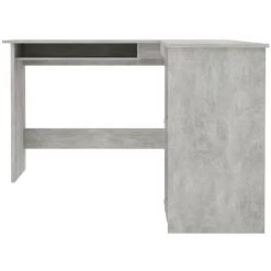 SUPERMARKET Bureau D'angle En Forme De L 120x140x75 Cm Aggloméré Gris Béton 10 SUPERMARKET Bureau D'angle En Forme De L 120x140x75 Cm Aggloméré Gris Béton -France Bureau Soldes 2022 61305855 4