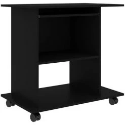 SUPERMARKET Bureau D'Ordinateur Aggloméré 80x50x75 Cm Noir 8 SUPERMARKET Bureau D'Ordinateur Aggloméré 80x50x75 Cm Noir -France Bureau Soldes 2022 61305922 2