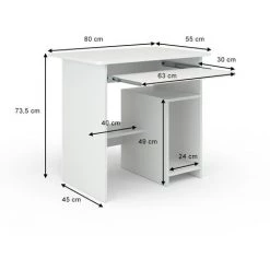 Buerau Informatique „Simon“ Blanc Vicco -France Bureau Soldes 2022 61324693 3