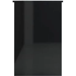 FIMEI Bureau Noir Brillant 100 X 50 X 76 Cm Aggloméré -France Bureau Soldes 2022 61381056 5
