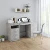 FIMEI Bureau Gris Béton 140x50x76 Cm Aggloméré -France Bureau Soldes 2022 61381837 1