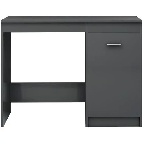 FIMEI Bureau Gris Brillant 100x50x76 Cm Aggloméré 7 FIMEI Bureau Gris Brillant 100x50x76 Cm Aggloméré – Image 5