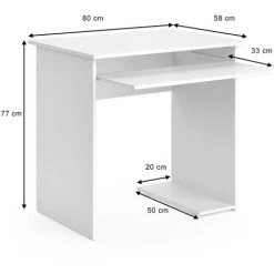 Buerau Informatique „Nick“ Blanc Vicco -France Bureau Soldes 2022 62415127 3