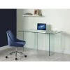 VENTE-UNIQUE.COM Bureau CLARISSA - Verre Trempé - Transparent - Transparent -France Bureau Soldes 2022 63160045 1
