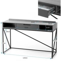 FLHF Bureau ODE, Noisette 120X48X78,5 -France Bureau Soldes 2022 63480191 4