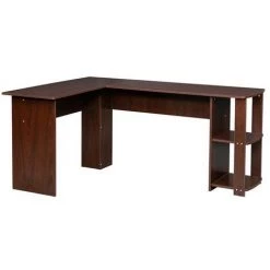 LYCXAMES Table De Bureau, Table D‘Ordinateur, Bureau D‘Angle En Forme De L, Bureau Informatique, Grand Bureau De Travail Pour Ordinateur Portable, Table D‘Etude Avec Deux Etagères De Rangement, Brun 9 LYCXAMES Table De Bureau, Table D‘Ordinateur, Bureau D‘Angle En Forme De L, Bureau Informatique, Grand Bureau De Travail Pour Ordinateur Portable, Table D‘Etude Avec Deux Etagères De Rangement, Brun -France Bureau Soldes 2022 63481940 3