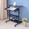 FANTABLAU Bureau D'ordinateur Réglable PC Ordinateur Portable Table Chariot Canapé-lit Flexible -saule Noir -France Bureau Soldes 2022 63646439 1