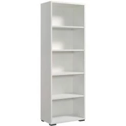 ALTOBUY MODIA - Bureau 200cm + Caisson H50cm + 4 Meubles De Rangements - Blanc -France Bureau Soldes 2022 63647143 4