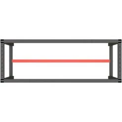 SUPERMARKET Cadre De Banc De Travail Noir Et Rouge Mat 140x50x79 Cm Métal -France Bureau Soldes 2022 63650808 5