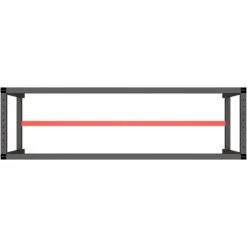 SUPERMARKET Cadre De Banc De Travail Noir Et Rouge Mat 170x50x79 Cm Métal -France Bureau Soldes 2022 63650909 5