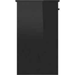 SUPERMARKET Bureau Noir Brillant 90x45x76 Cm Aggloméré -France Bureau Soldes 2022 63650915 5