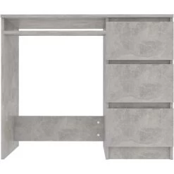 SUPERMARKET Bureau Gris Béton 90x45x76 Cm Aggloméré 10 SUPERMARKET Bureau Gris Béton 90x45x76 Cm Aggloméré -France Bureau Soldes 2022 63651885 4