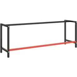 SUPERMARKET Cadre De Banc De Travail Noir Et Rouge Mat 220x57x79 Cm Métal 9 SUPERMARKET Cadre De Banc De Travail Noir Et Rouge Mat 220x57x79 Cm Métal -France Bureau Soldes 2022 63656251 3