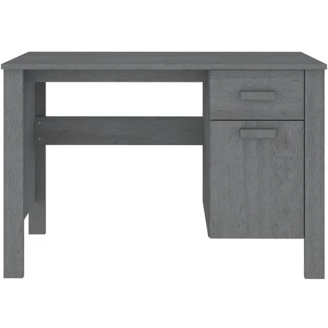 SUPERMARKET Bureau Gris Foncé 113x50x75 Cm Bois Massif De Pin 7 SUPERMARKET Bureau Gris Foncé 113x50x75 Cm Bois Massif De Pin – Image 5