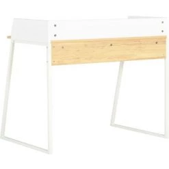 SUPERMARKET Bureau Blanc Et Chêne 90 X 60 X 88 Cm -France Bureau Soldes 2022 63661578 4