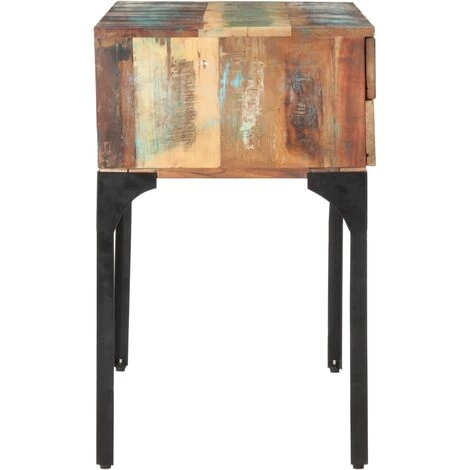 SUPERMARKET Bureau 118x48x75 Cm Bois De Récupération Massif 6 SUPERMARKET Bureau 118x48x75 Cm Bois De Récupération Massif – Image 4