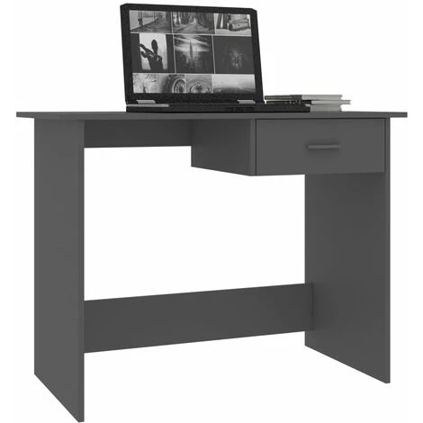 SUPERMARKET Bureau Gris 100 X 50 X 76 Cm Aggloméré SUHB-800551 5 SUPERMARKET Bureau Gris 100 X 50 X 76 Cm Aggloméré SUHB-800551 – Image 3