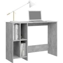 SUPERMARKET Bureau D'ordinateur Portable Gris Béton 102,5x35x75cm Aggloméré 9 SUPERMARKET Bureau D'ordinateur Portable Gris Béton 102,5x35x75cm Aggloméré -France Bureau Soldes 2022 63668555 3