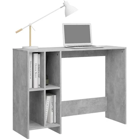 SUPERMARKET Bureau D'ordinateur Portable Gris Béton 102,5x35x75cm Aggloméré 5 SUPERMARKET Bureau D'ordinateur Portable Gris Béton 102,5x35x75cm Aggloméré – Image 3