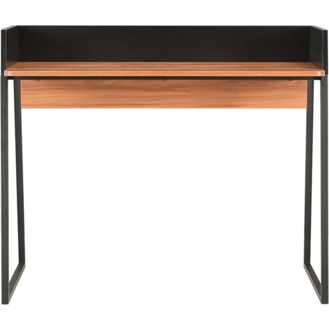 SUPERMARKET Bureau Noir Et Marron 90x60x88 Cm 4 SUPERMARKET Bureau Noir Et Marron 90x60x88 Cm – Image 2