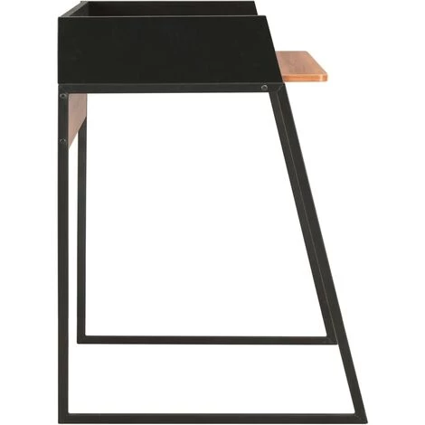 SUPERMARKET Bureau Noir Et Marron 90x60x88 Cm 5 SUPERMARKET Bureau Noir Et Marron 90x60x88 Cm – Image 3