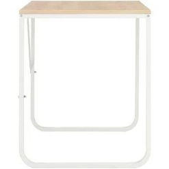 SUPERMARKET Bureau D'ordinateur Blanc Et Chêne 120x60x73 Cm -France Bureau Soldes 2022 63678309 5