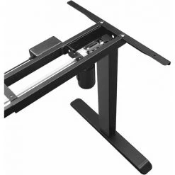 HELLOSHOP26 Support De Bureau électrique Cadre De Table Hauteur Réglable En Continu Longueur Réglable En Acier Noir - Noir -France Bureau Soldes 2022 63695134 3