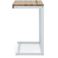 BOX FURNITURE Table Pour Tablette / Portable ECO 70x36x63 Cm Blanc-Naturel - Blanc 9 BOX FURNITURE Table Pour Tablette / Portable ECO 70x36x63 Cm Blanc-Naturel - Blanc -France Bureau Soldes 2022 63932733 3