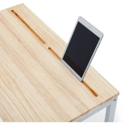 BOX FURNITURE Table Pour Tablette / Portable ECO 70x36x63 Cm Blanc-Naturel - Blanc 11 BOX FURNITURE Table Pour Tablette / Portable ECO 70x36x63 Cm Blanc-Naturel - Blanc -France Bureau Soldes 2022 63932733 5