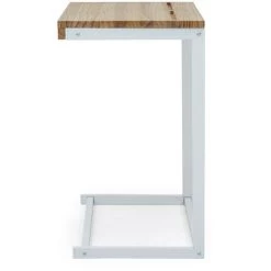 BOX FURNITURE Table Pour Tablette / Portable ECO 70x36x63 Cm Blanc-Vieilli - Blanc -France Bureau Soldes 2022 63932750 5