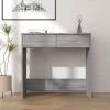 VidaXL Bureau Sonoma Gris 80x40x75 Cm Bois D'ingénierie - Gris -France Bureau Soldes 2022 63965028 1