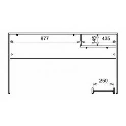 BEAUX MEUBLES PAS CHERS Bureau Gamer 136 Cm Noir 1 Niche -France Bureau Soldes 2022 64073409 5